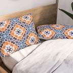 Moroccan tile - blue mosaic Pillow Sham Gallery Image 2
