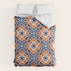 Moroccan tile - blue mosaic Comforter Gallery Image 6