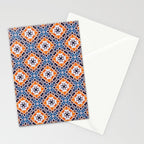 Moroccan tile - blue mosaic Stationery Card Gallery Image 2