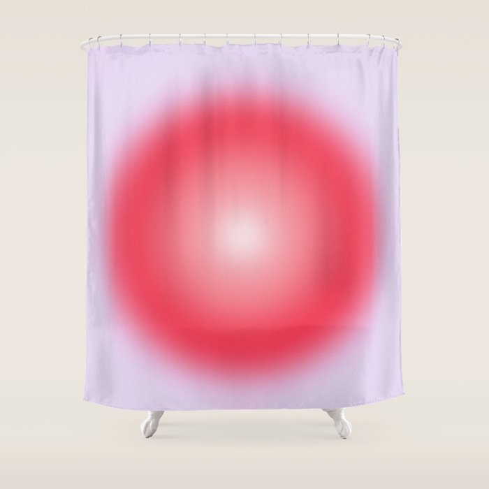 Heart: Aura Gradient 04 Shower Curtain Gallery Image 1