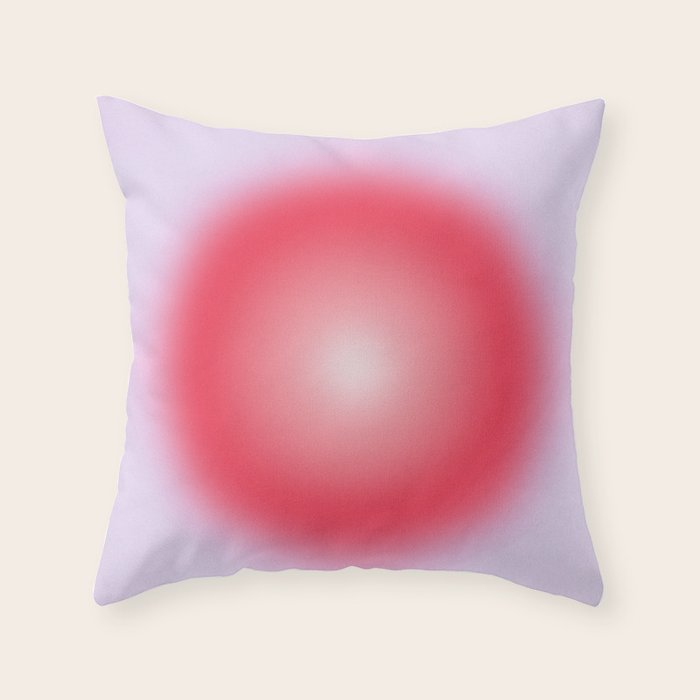 Heart: Aura Gradient 04 Throw Pillow Gallery Image 6