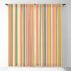 Classic Stripes XIX - Boho Vintage Window Curtain Gallery Image 5