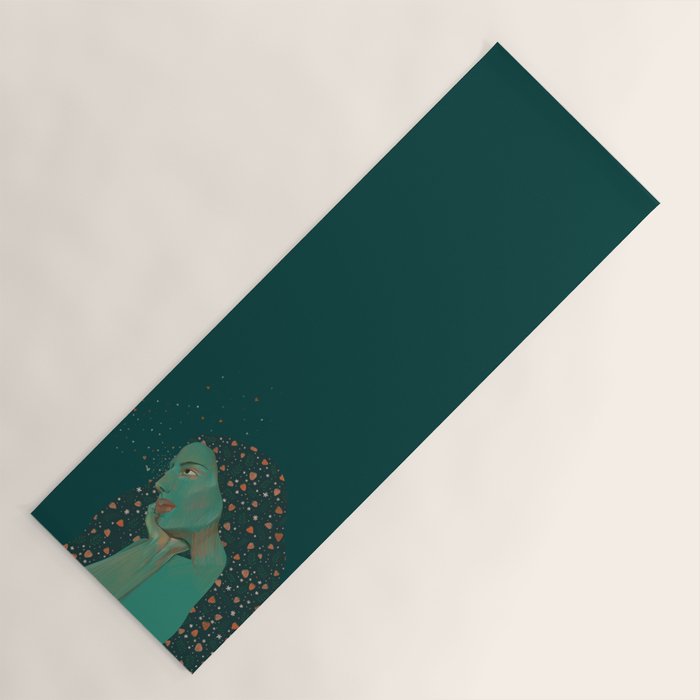 Mother Earth portrait  Yoga Mat Gallery Image 1