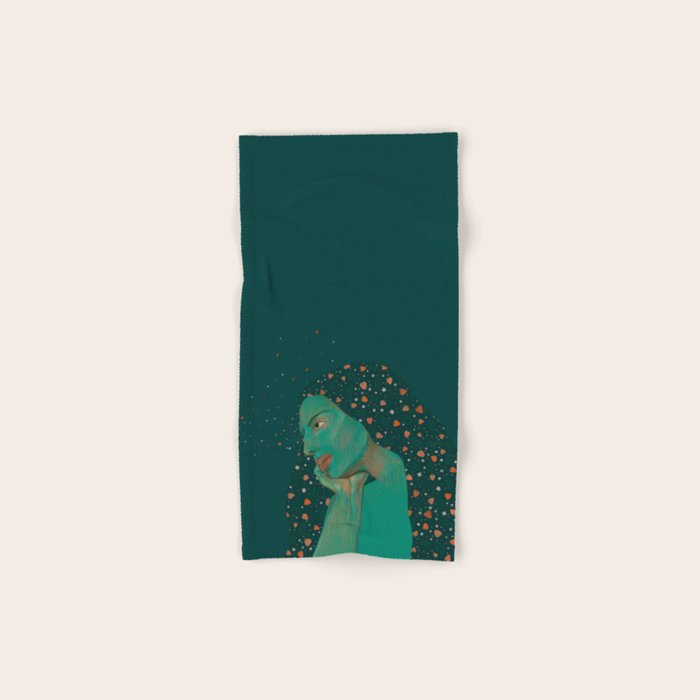 Mother Earth portrait  Bath Towel Gallery Image 1
