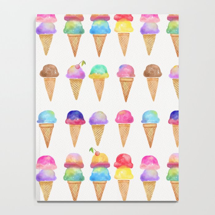 Summer Ice Cream Cones Notebook Gallery Image 4