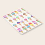 Summer Ice Cream Cones Notebook Gallery Image 2