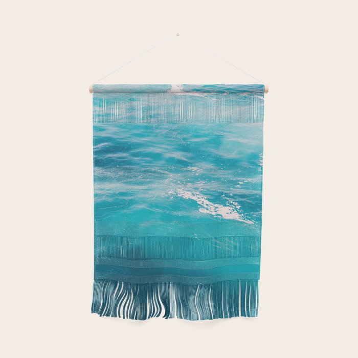 Mediterranean Sea - Blue Waves - Ocean Water - Nature Photography Wall Hanging Gallery Image 1