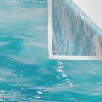 Mediterranean Sea - Blue Waves - Ocean Water - Nature Photography Wall Tapestry Gallery Image 3