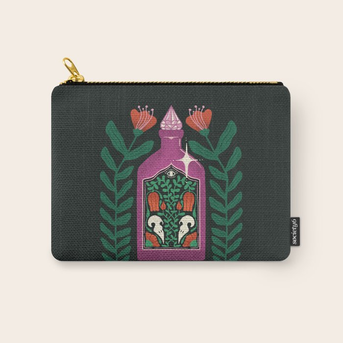 Purple Crystal Potion Carry All Pouch Gallery Image 1