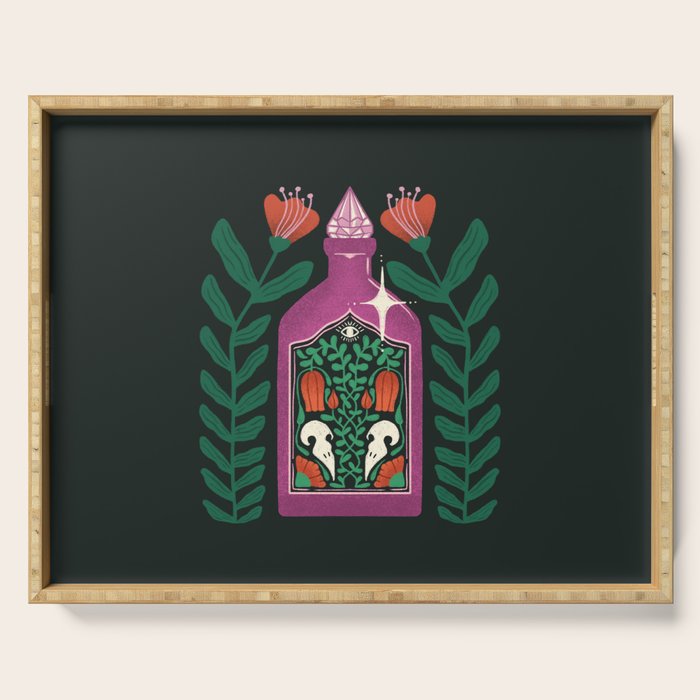 Purple Crystal Potion Serving Tray Gallery Image 1