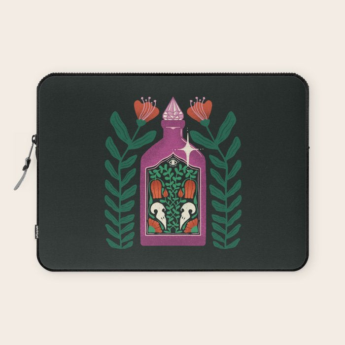 Purple Crystal Potion Laptop Sleeve Gallery Image 1