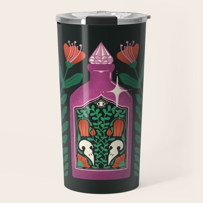 Purple Crystal Potion Travel Mug Gallery Image 1
