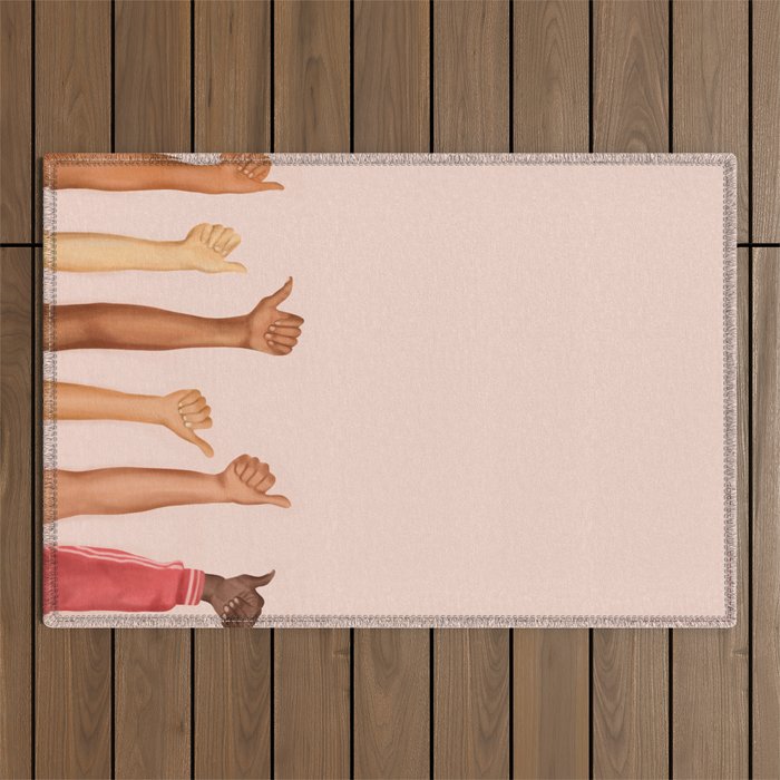 Thumbs Up Outdoor Rug Gallery Image 1