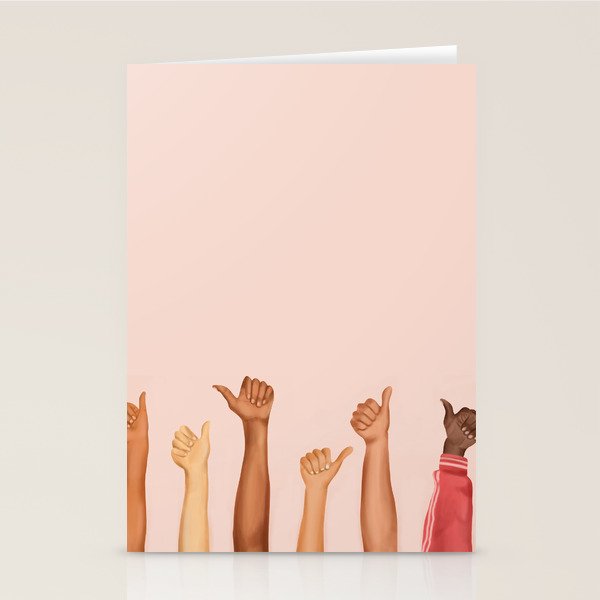 Thumbs Up Stationery Card Gallery Image 2