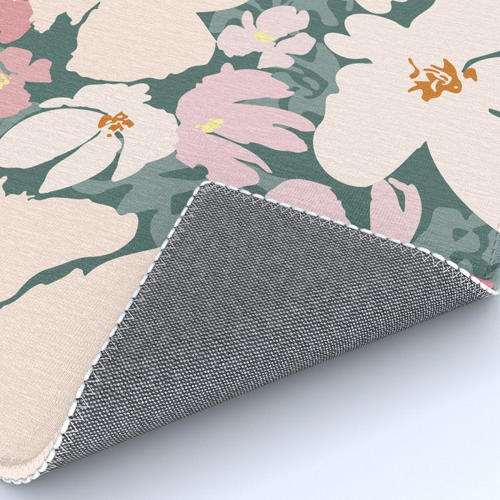 Peach and pink floral field pattern Rug Gallery Image 4