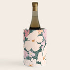 Peach and pink floral field pattern Wine Chiller Gallery Image 1