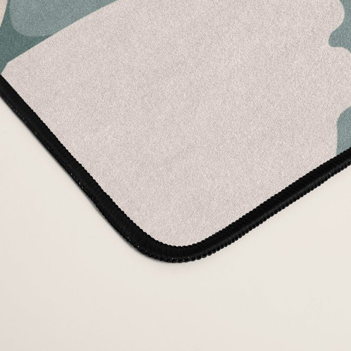 Peach and pink floral field pattern Desk Mat Gallery Image 4