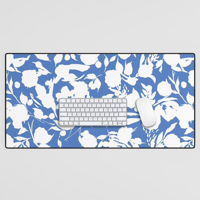 Floral Simplistic Silhouettes B Desk Mat Gallery Image 1