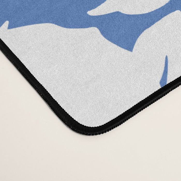 Floral Simplistic Silhouettes B Desk Mat Gallery Image 4