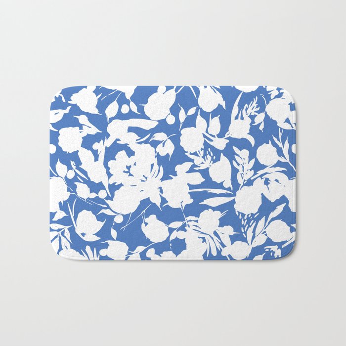 Floral Simplistic Silhouettes B Bath Mat Gallery Image 1