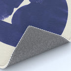Abstract Paint Form 1 - Dark Blue Rug Gallery Image 4