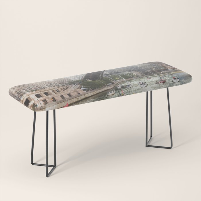 Chicago River, Bridges Up Bench Gallery Image 1