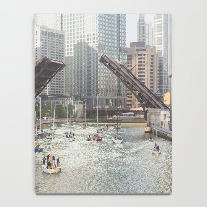 Chicago River, Bridges Up Notebook Gallery Image 4