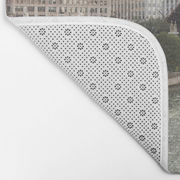 Chicago River, Bridges Up Bath Mat Gallery Image 2