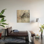 Chicago River, Bridges Up Wood Wall Art Gallery Image 2