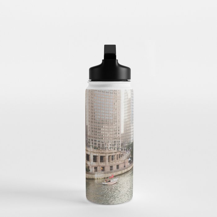 Chicago River, Bridges Up Water Bottle Gallery Image 3