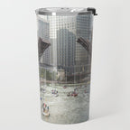Chicago River, Bridges Up Travel Mug Gallery Image 2