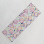 Watercolor circles overlay Yoga Mat Gallery Image 1