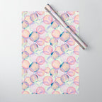 Watercolor circles overlay Wrapping Paper Gallery Image 1