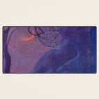 âWe have voided all but freedom and all but our own joyâ Leaves of Grass by Margaret Cook Desk Mat Gallery Image 3