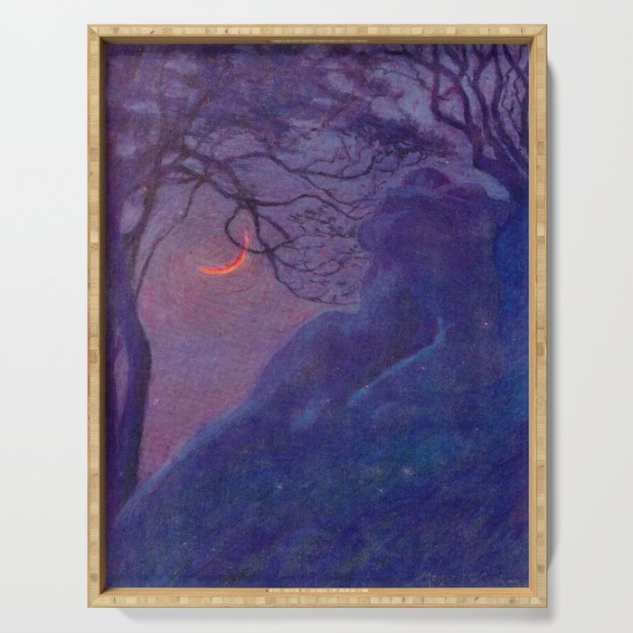 âWe have voided all but freedom and all but our own joyâ Leaves of Grass by Margaret Cook Serving Tray Gallery Image 1