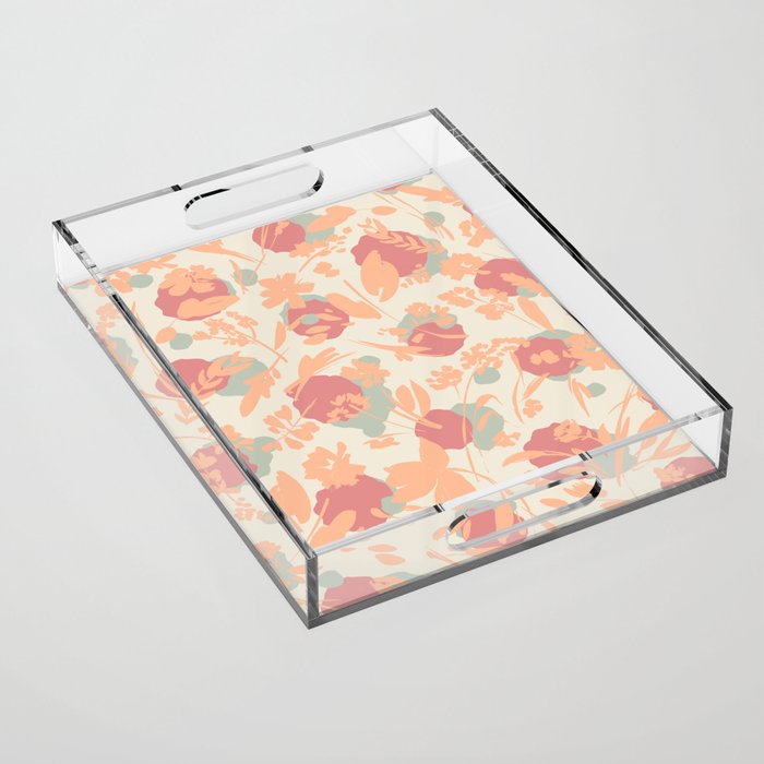 Abstract wild garden 2SM Acrylic Tray Gallery Image 1