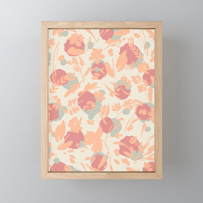 Abstract wild garden 2SM Mini Art Print Gallery Image 1