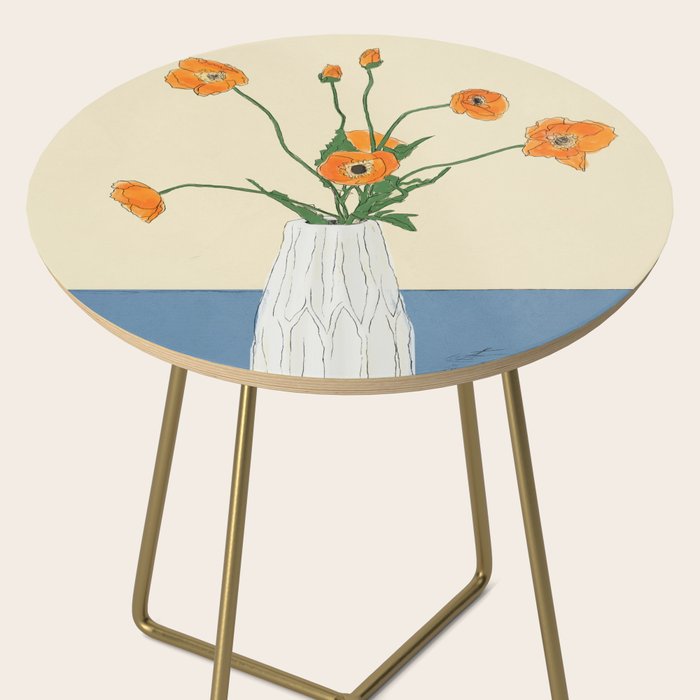 Dear Reminder Blue Side Table Gallery Image 2