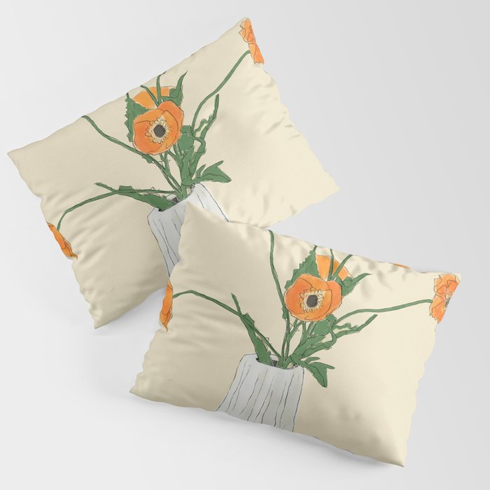 Dear Reminder Blue Pillow Sham Gallery Image 3