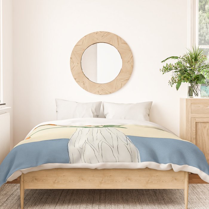 Dear Reminder Blue Duvet Cover Gallery Image 3
