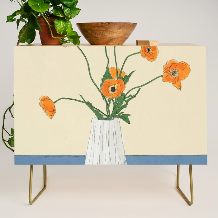 Dear Reminder Blue Credenza Gallery Image 1