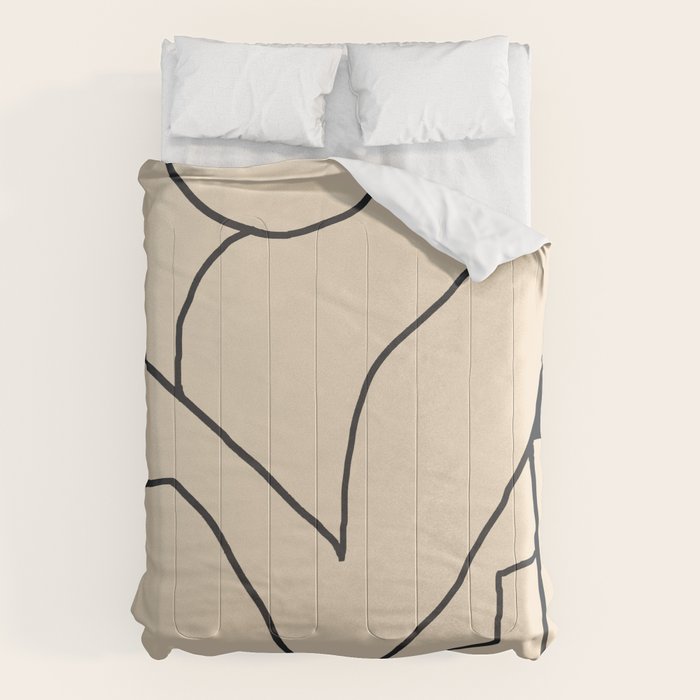 Abstract line art 2/1 Comforter Gallery Image 6