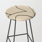 Abstract line art 2/1 Stool Gallery Image 2