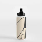 Abstract line art 2/1 Water Bottle Gallery Image 2
