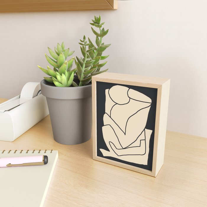 Abstract line art 2/1 Mini Art Print Gallery Image 2