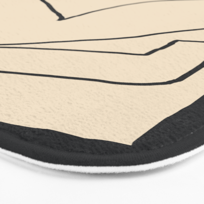 Abstract line art 2/1 Bath Mat Gallery Image 3