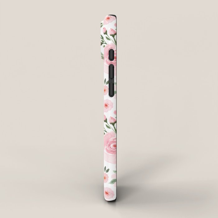 Blush Pink Floral Blooms iPhone Case Gallery Image 2