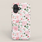 Blush Pink Floral Blooms iPhone Case Gallery Image 1