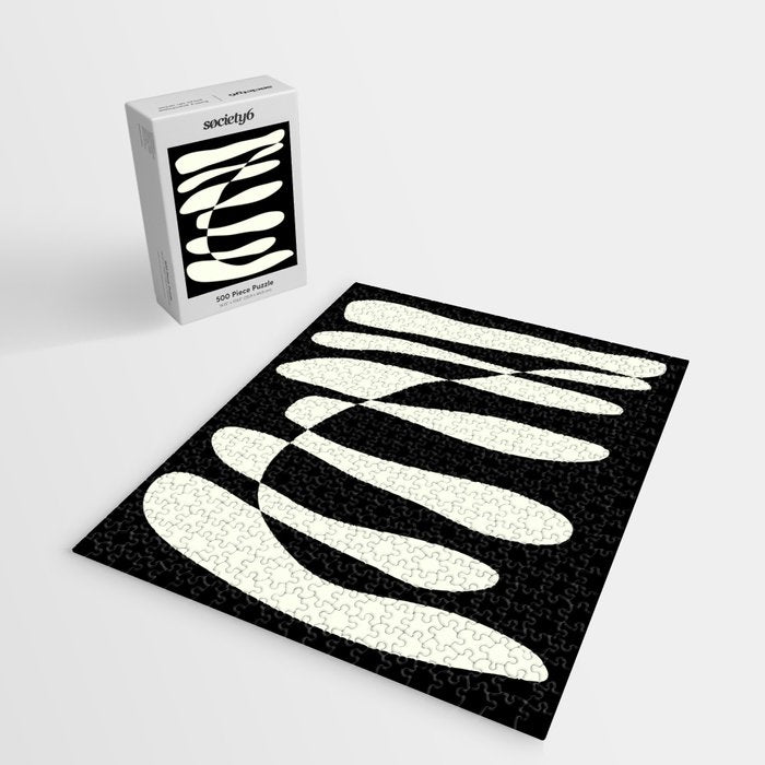 Abstract Composition in Black and White Jigsaw Puzzle Gallery Image 2