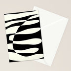 Abstract Composition in Black and White Stationery Card Gallery Image 2